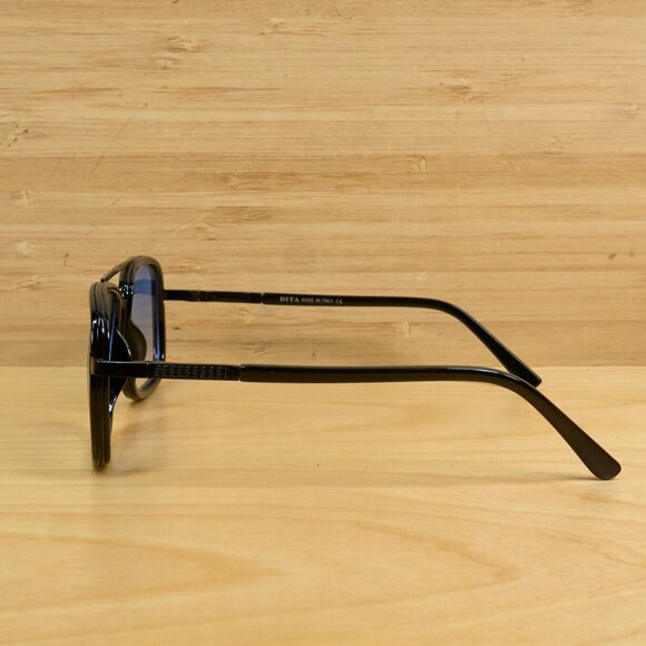 DITA Unisex Sunglasses, 52 16 135, Black Frame Blue Gradient Lens, Made in Italy - Picture 4 of 10